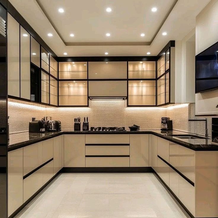 Modern U-Shaped Kitchen